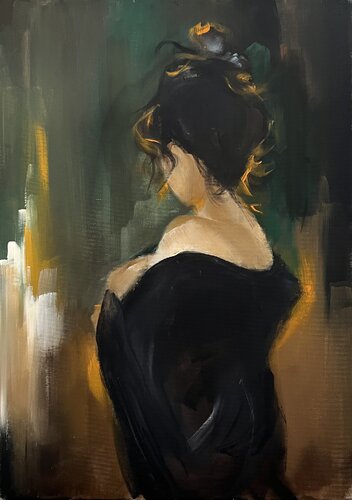 Middle of the night van Tamara Andjus, Schilderij te koop op Singulart