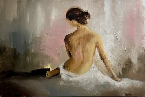 Longing of Adeline di Tamara Andjus, Pittura in vendita su Singulart