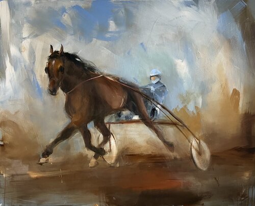 Winners Trot by Tamara Andjus, 油畫 for Sale on Singulart