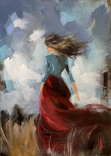 Les Murmures du Vent by Tamara Andjus, 油畫 for Sale on Singulart