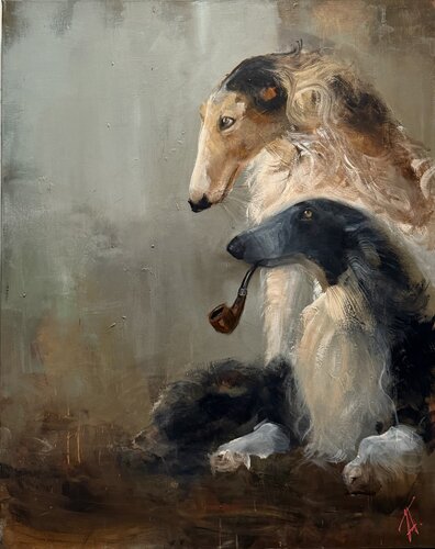 Bator Boys by Tamara Andjus, 油畫 for Sale on Singulart