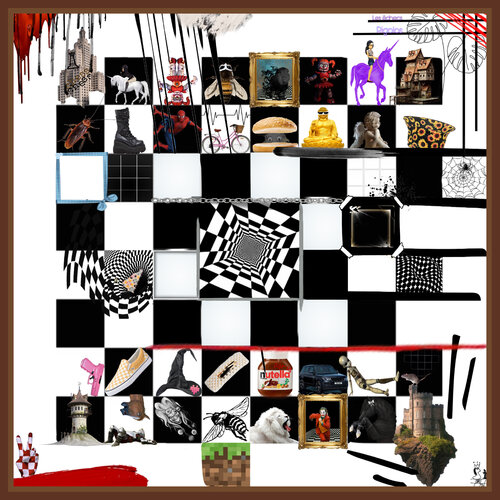 Mes Echecs Rigolos by Sar la Rouge, Digital for Sale on Singulart