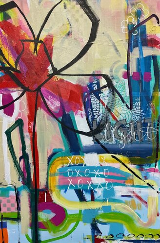 I Can Make My Own Flowers von Mary Gallagher Stout, Malerei kaufen auf Singulart