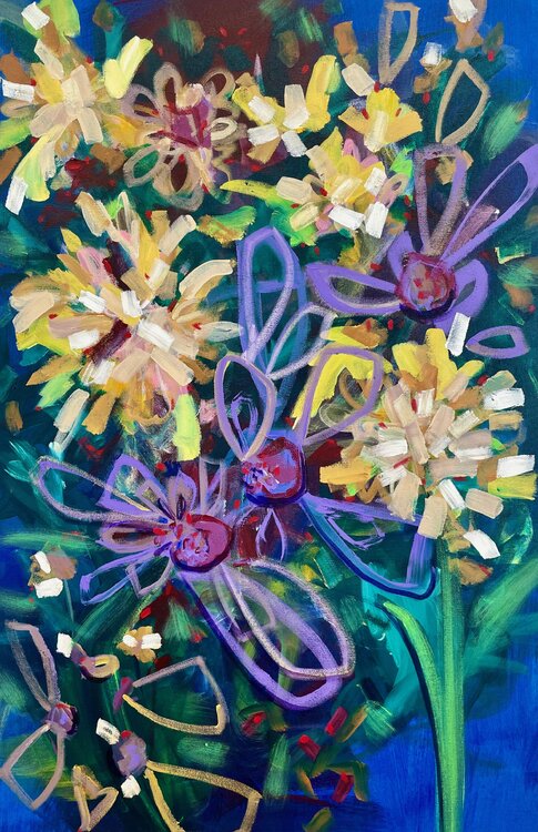 Fire Work Floral Mary Gallagher Stout