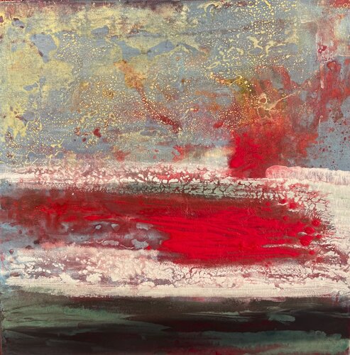 Where the Red Pauses von Sultana Savvi, Malerei kaufen auf Singulart