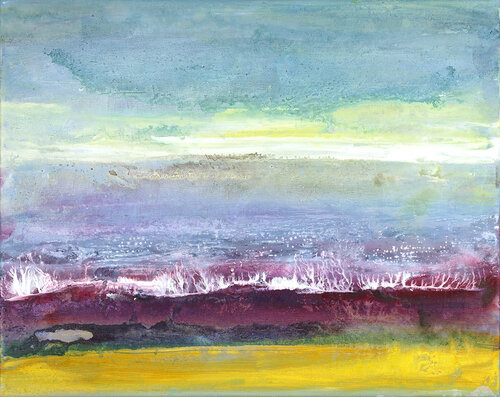 Blue Velvet Light I van Sultana Savvi, Schilderij te koop op Singulart