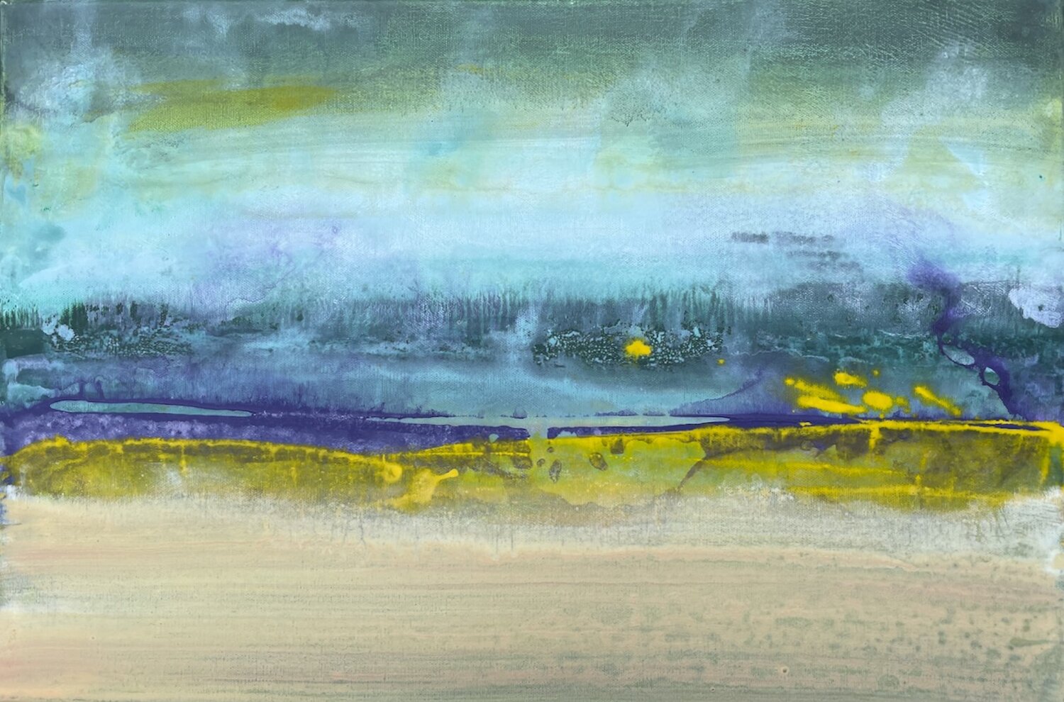 Oncoming Storm Sultana Savvi Original painting for sale
