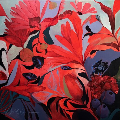 Red Mercury van Hannah Lohmar, Schilderij te koop op Singulart