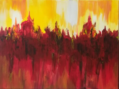 Vulcano van Simona Rossi, Schilderij te koop op Singulart