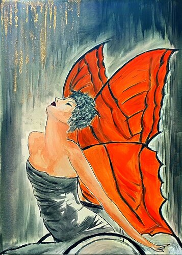 Le ali del futuro by Simona Rossi, Painting for Sale on Singulart