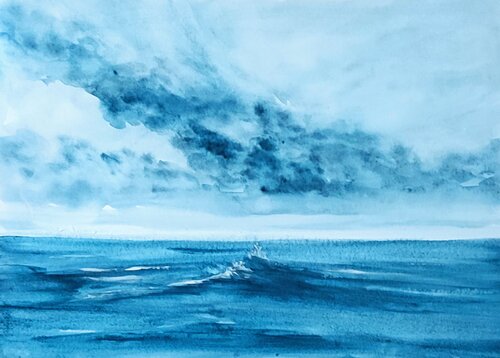 L'ONDA CONTRARIA van Simona Rossi, Schilderij te koop op Singulart