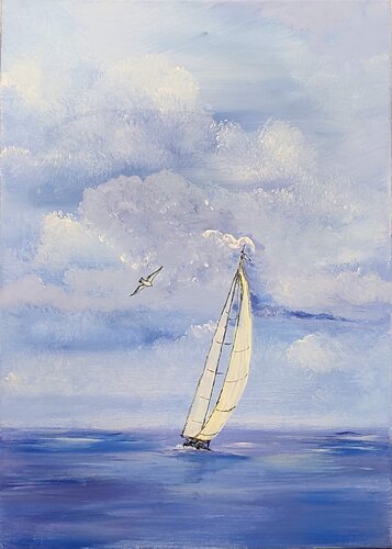 Tornando a casa van Simona Rossi, Schilderij te koop op Singulart