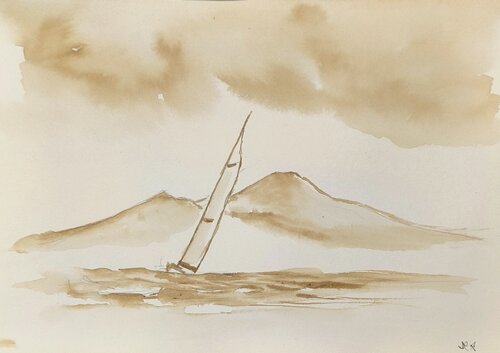 Serie Napoli con il caffè 1 von Simona Rossi, Malerei kaufen auf Singulart