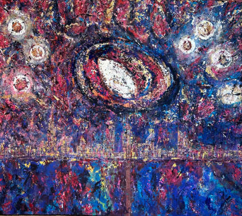 Outer Space by Shahi Dayekh, Painting for Sale on Singulart