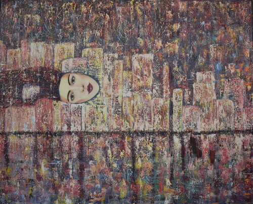 Wide Awake par Shahi Dayekh, Peinture en vente sur Singulart