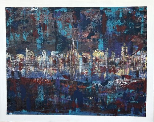 Night Owl di Shahi Dayekh, Pittura in vendita su Singulart