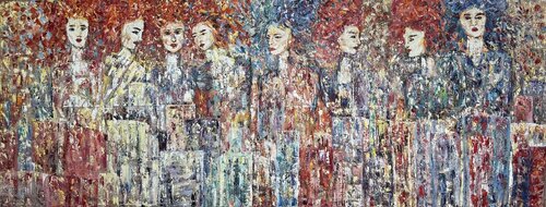 Wanderers par Shahi Dayekh, Peinture en vente sur Singulart