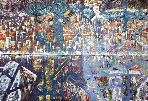 Fragmented Knights von Shahi Dayekh, Malerei kaufen auf Singulart