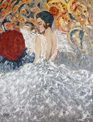 Flames di Shahi Dayekh, Pittura in vendita su Singulart
