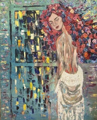 Window of Peace di Shahi Dayekh, Pittura in vendita su Singulart