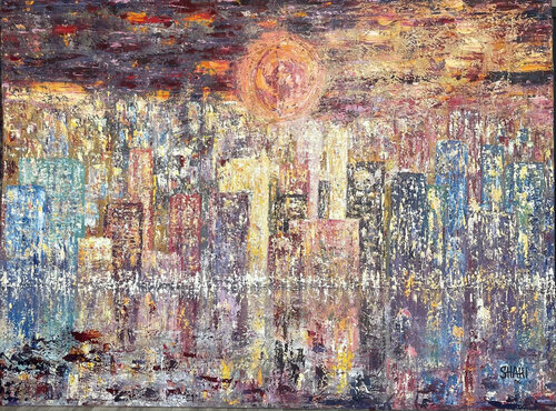 Moonlit di Shahi Dayekh, Pittura in vendita su Singulart