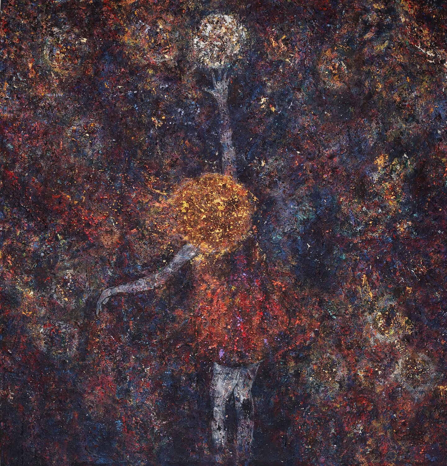 Luna (reach out for the moon) Shahi Dayekh Originalgemälde zu verkaufen