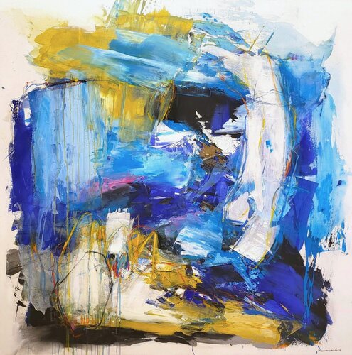 Nah am Leben! by Maria Kammerer, 油畫 for Sale on Singulart