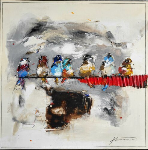 Der Frohsinn 22 by Maria Kammerer, 油畫 for Sale on Singulart