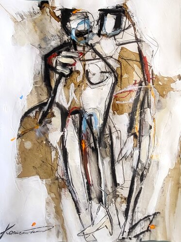 Geliebt 4! by Maria Kammerer, 油畫 for Sale on Singulart