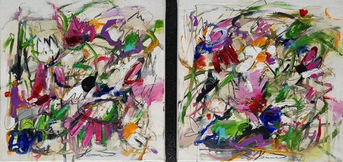 Die letzten Blumen! by Maria Kammerer, 油畫 for Sale on Singulart