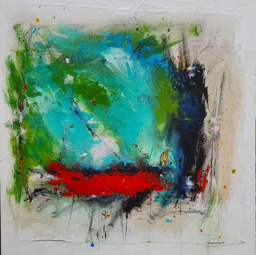 Die Welle des Lebens! by Maria Kammerer, 油畫 for Sale on Singulart