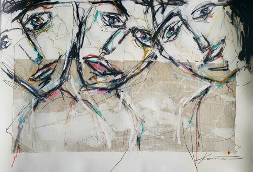 Im Gespräch! di Maria Kammerer, Pittura in vendita su Singulart