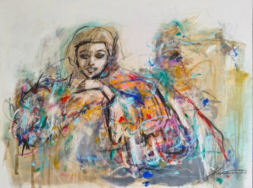 Zufriedenheit! van Maria Kammerer, Schilderij te koop op Singulart