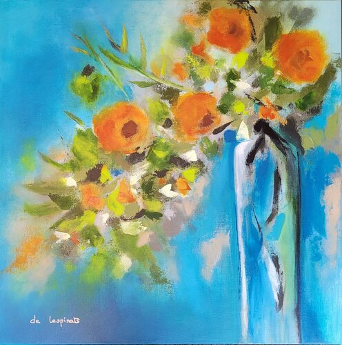 Abutilan de Nadine CHEBROU De LESPINATS, Pintura a la venta en Singulart