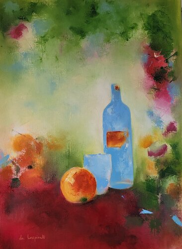 Sous la Treille de Nadine CHEBROU De LESPINATS, Pintura a la venta en Singulart