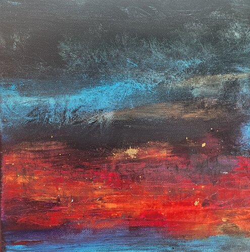 Variation abstraite 2 par Nadine CHEBROU De LESPINATS, Peinture en vente sur Singulart