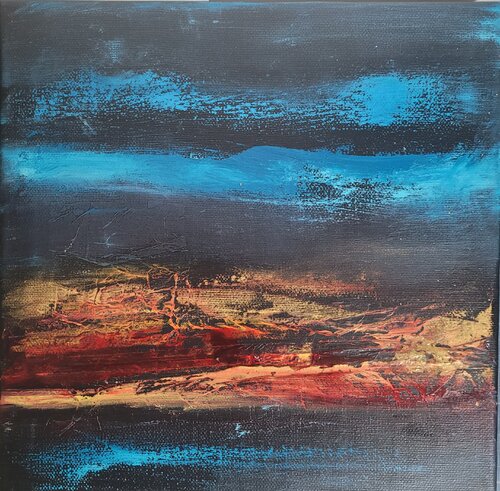 Variation abstraite 3 par Nadine CHEBROU De LESPINATS, Peinture en vente sur Singulart