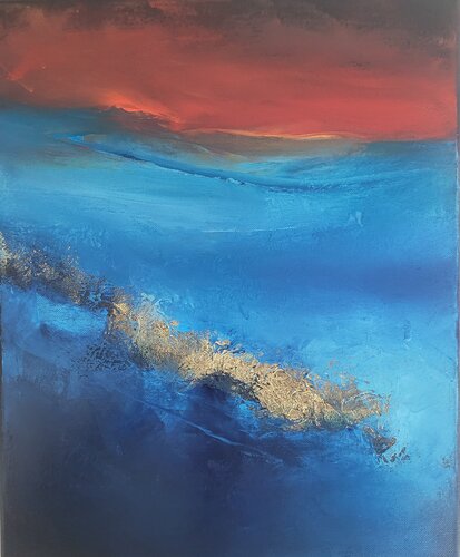 Variation abstraite 6 par Nadine CHEBROU De LESPINATS, Peinture en vente sur Singulart