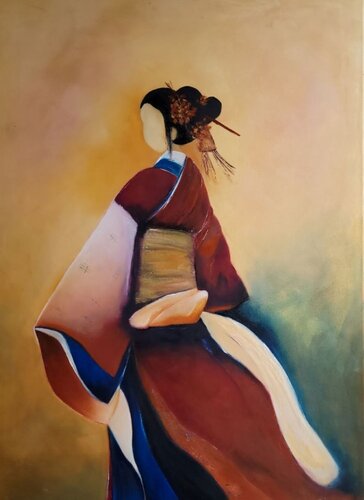 Elégance d'Orient de Nadine CHEBROU De LESPINATS, Pintura a la venta en Singulart