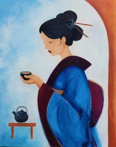 Rituel d'Orient by Nadine CHEBROU De LESPINATS, Painting for Sale on Singulart