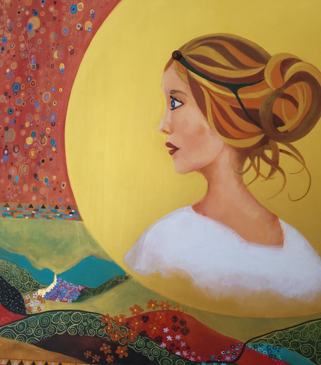 Isabela Nadine CHEBROU De LESPINATS Origineel schilderij te koop