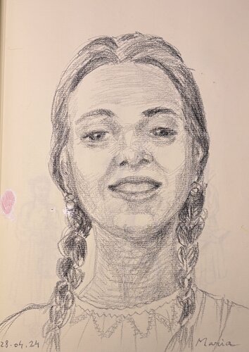 Maria Maïstra de Livia Balu, Dibujo a la venta en Singulart