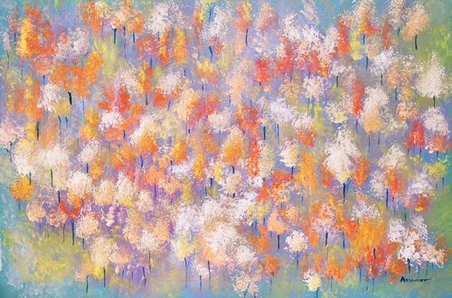 Autumn Reverie van fang cai, Schilderij te koop op Singulart