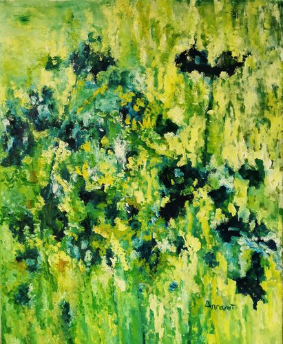 Greens van fang cai, Schilderij te koop op Singulart