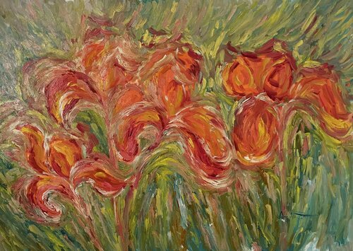 Iris van fang cai, Schilderij te koop op Singulart