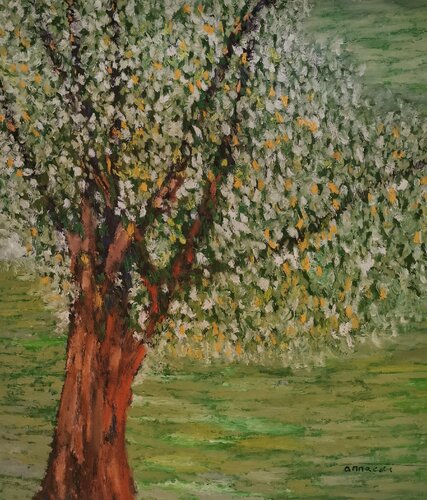 Blossom Symphony van fang cai, Schilderij te koop op Singulart
