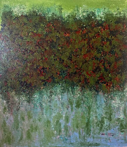 Veil of Serenity van fang cai, Schilderij te koop op Singulart