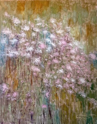 Morning Blossoms in Dew van fang cai, Schilderij te koop op Singulart