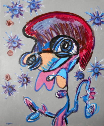 The man of stars von Jose Antonio Higuero, Malerei kaufen auf Singulart