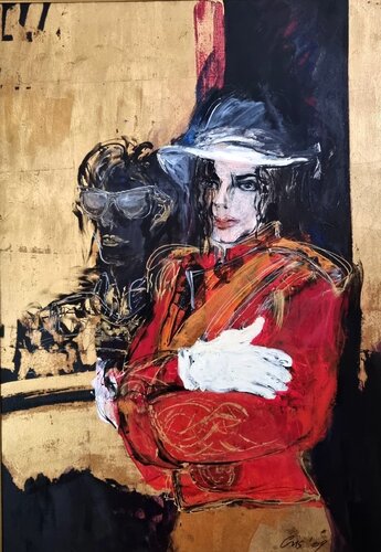 Tribute to Michael Jackson von Cristina Ciobanu, Malerei kaufen auf Singulart